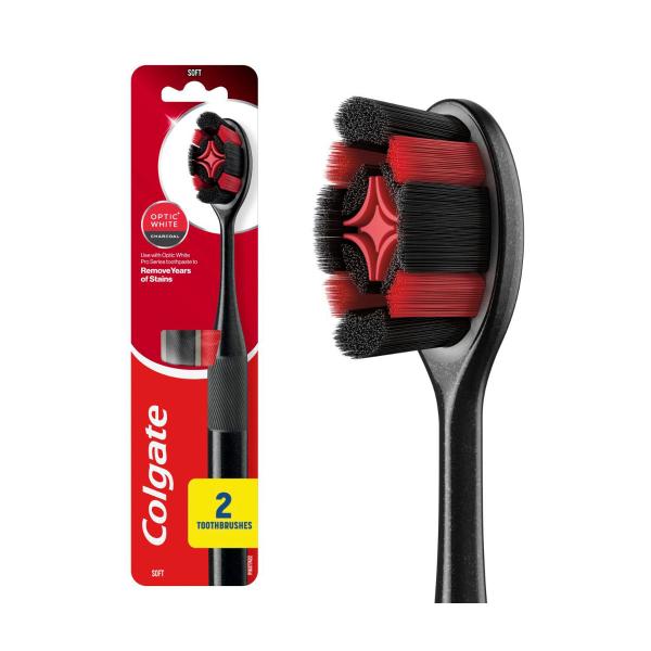 Optic White Pro Series Charcoal Spiral Bristles