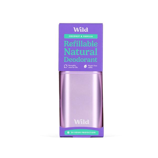 Buy Wild Purple Case With Coconut & Vanilla Vegan Natural Deo 40g | Coles