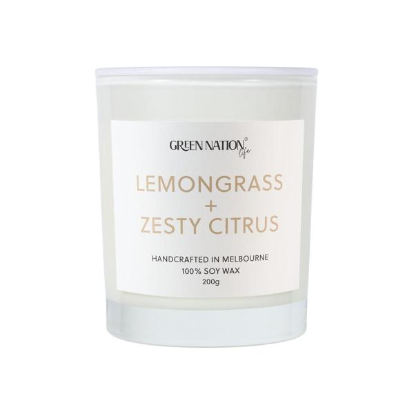 Soy Wax Candle Lemongrass 200g