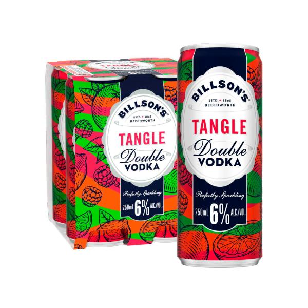Tangle Double Vodka Can 250ml