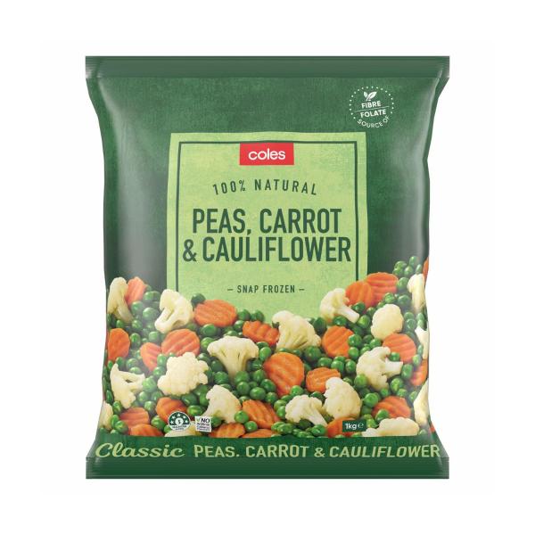 Frozen Peas Carrots Cauliflower