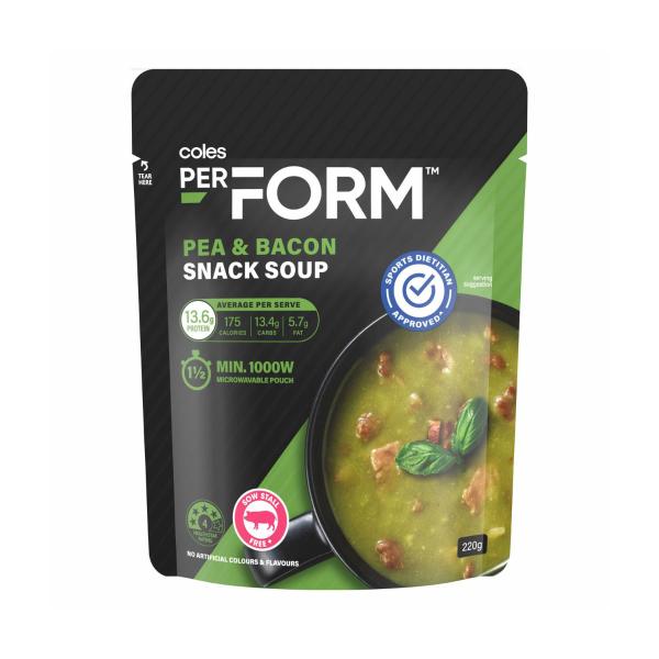 Pea & Bacon Snack Soup