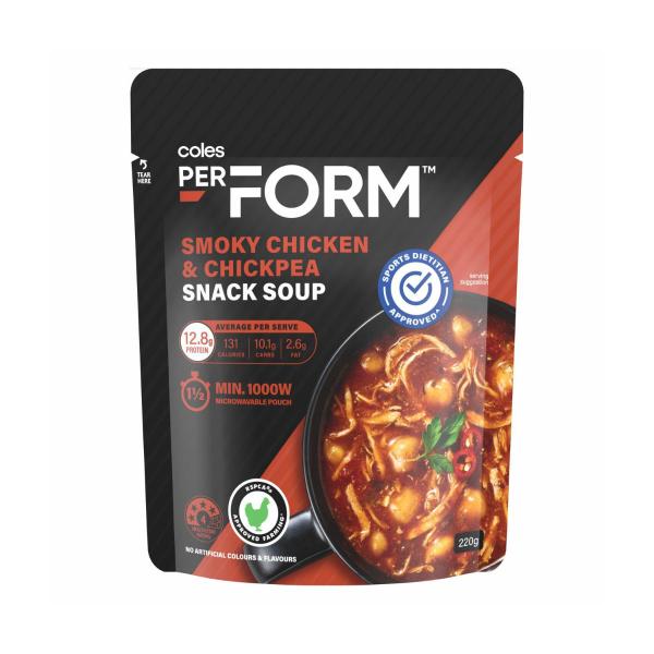 Smoky Chicken & Chickpea Snack Soup