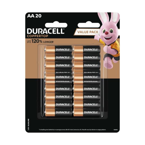 Coppertop AA Alkaline Batteries