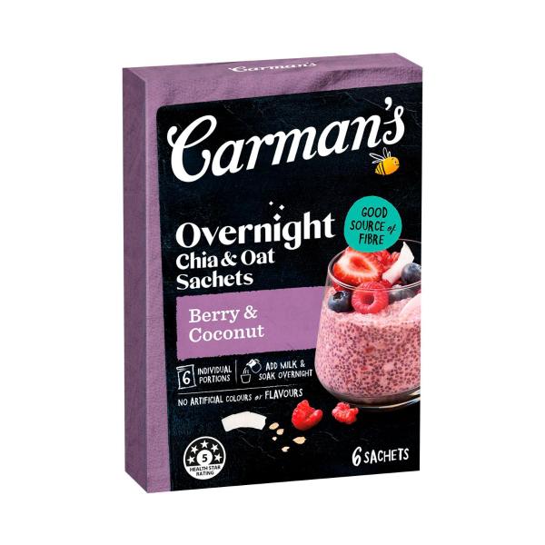 Carman's Chia Bowls Berry & Coconut 210g product image