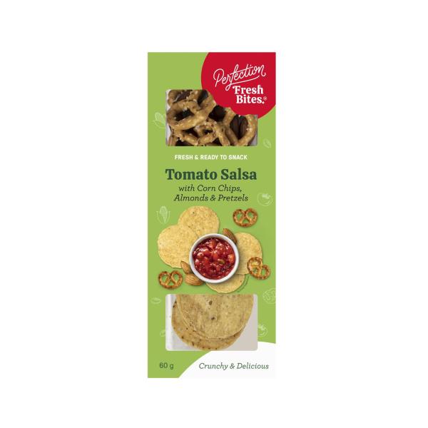 PERFECTION FRESH BITES SALSA CHIPS ALMDS PRETZEL