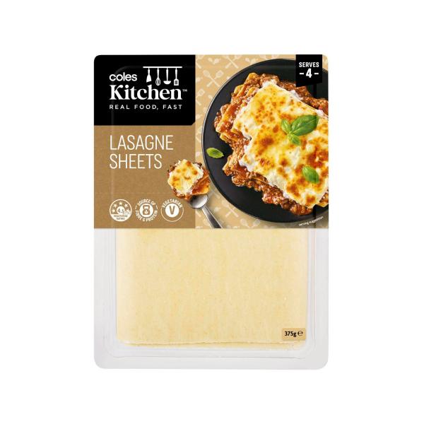 Coles Kitchen Pasta Lasagne Sheets 375g product image