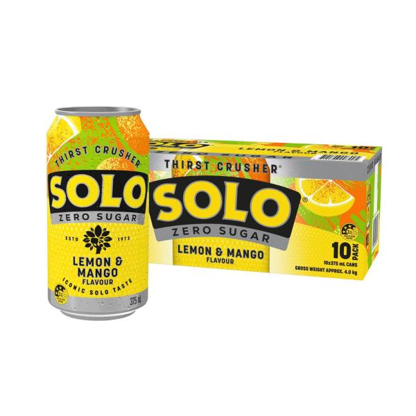 Soft Drink Mango Zero 10x375ml