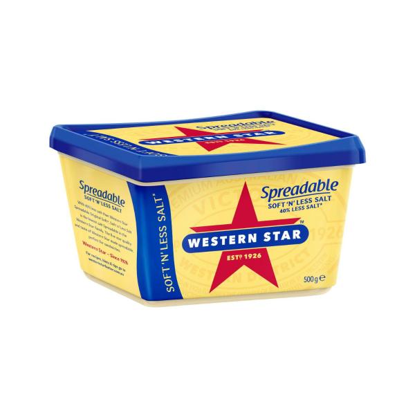 Western Star Spreadable Blend Reduced Salt 500g product image