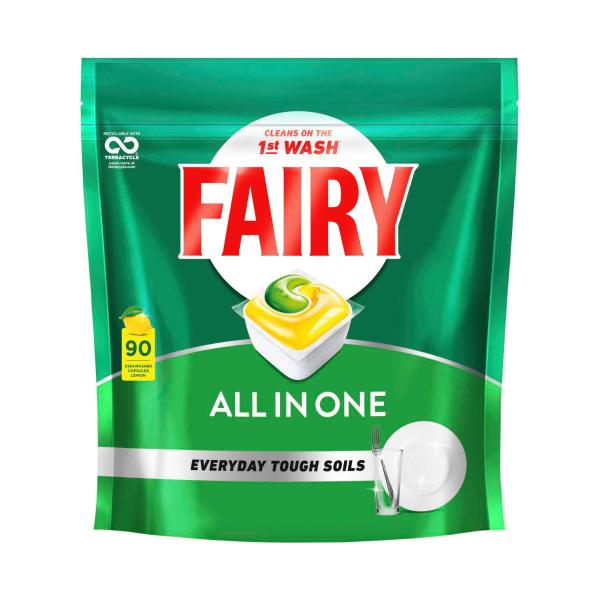 Fairy All In One Dishwashing Tablets | 90 pack