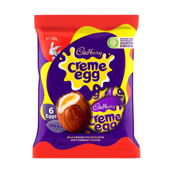 Creme Egg Easter Chocolate Eggs Bag 6-pack