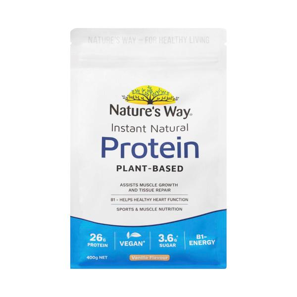 Nature's Way Instant Natural Protein Plant-based Vanilla | 400g – Coles