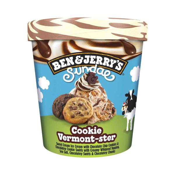 Cookie Vermont-ster Sundae Ice Cream Tub