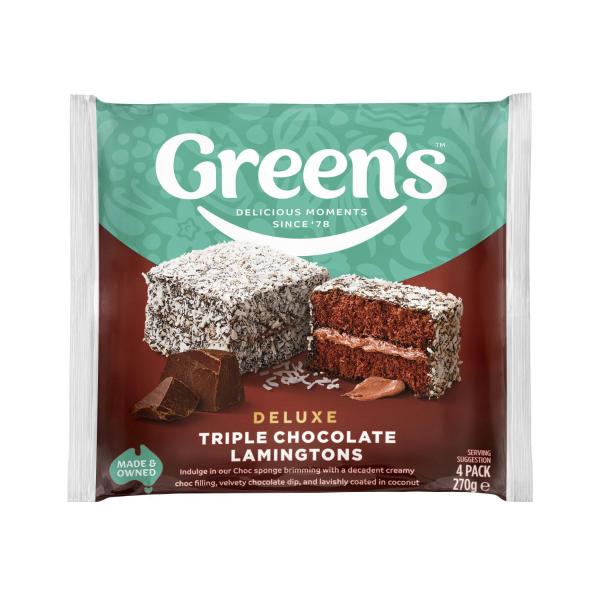 Deluxe Triple Chocolate Lamingtons