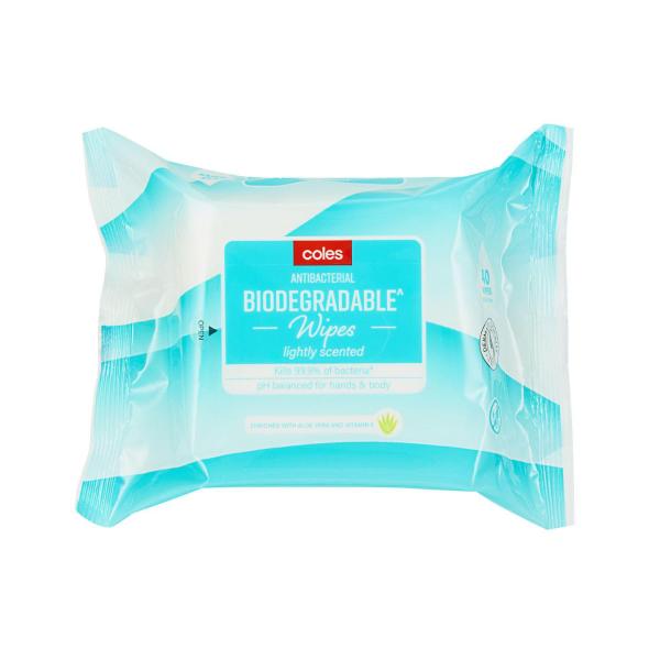 Antibacterial Biodegradable Wipes
