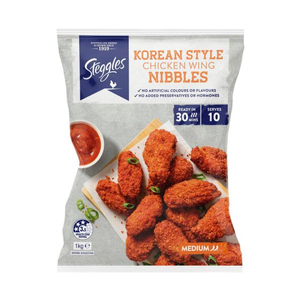 Korean Style Chicken Wing Nibbles