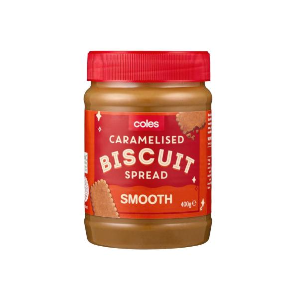 Coles Caramelised Biscuit Spread Smooth 400g product image