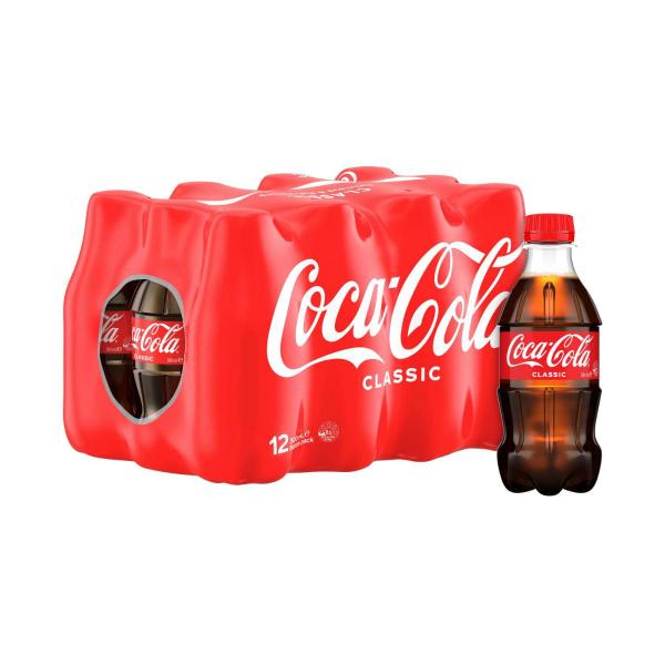 Coca-Cola Classic Soft Drink Multipack Mini Bottles 12x300ml 12 pack product image