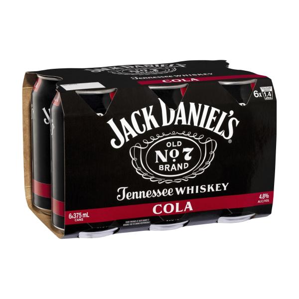 & Cola Can 375ml (6 Pack)