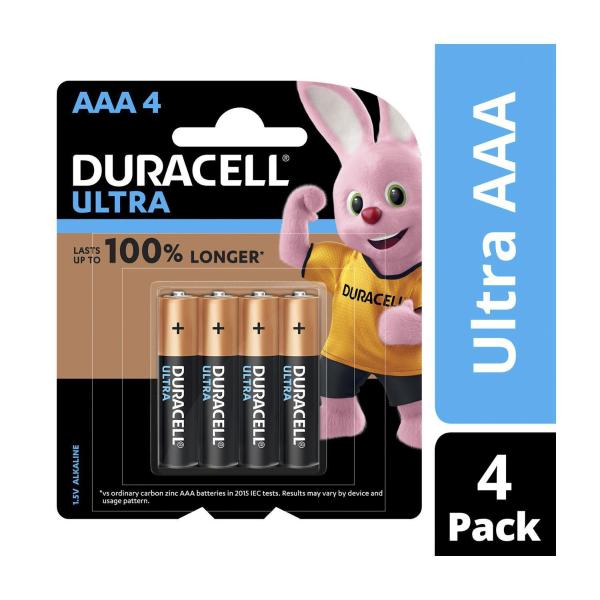Buy Duracell Ultra Performance AAA Alkaline Batteries 4 pack | Coles