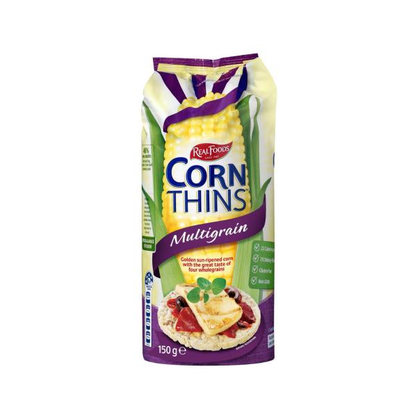 Real Foods Multigrain Corn Thins | 150g – Coles