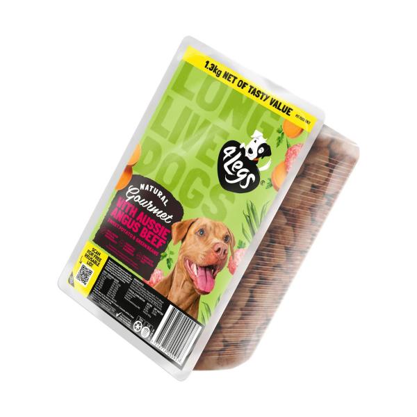 Gourmet Recipe Angus Beef Sweet Potato & Green Beans  Dog Food Trays