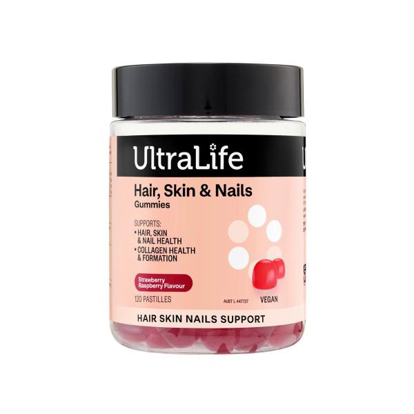 Ultralife Adult Gummies Hair Skin & Nails | 120 Pack – Coles