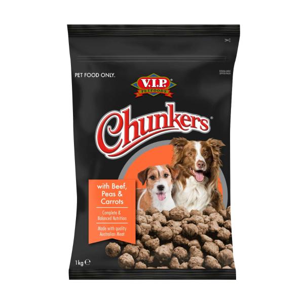 Chunkers Adult Chilled Fresh Dog Food Meatballs Beef