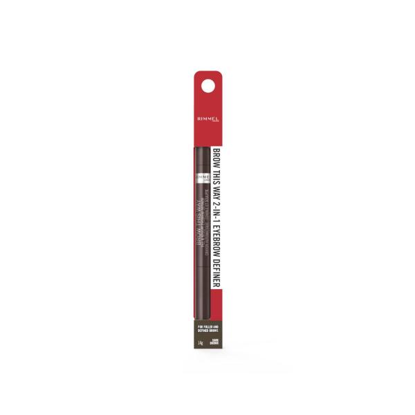 Rimmel Brow This Way Fill & Sculpt Dark Brown | 0.4g – Coles