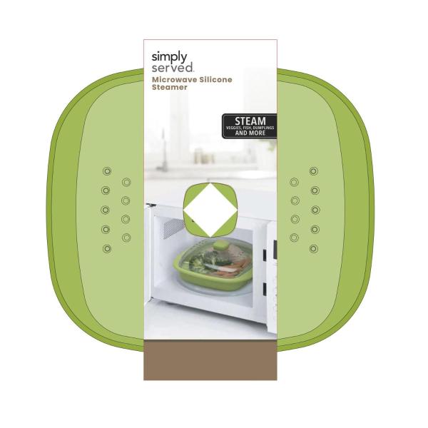 Simply Served Microwave Silicone Steamer | 1 each