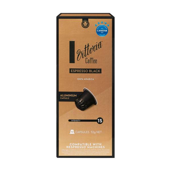 Black Compatible Coffee Capsules