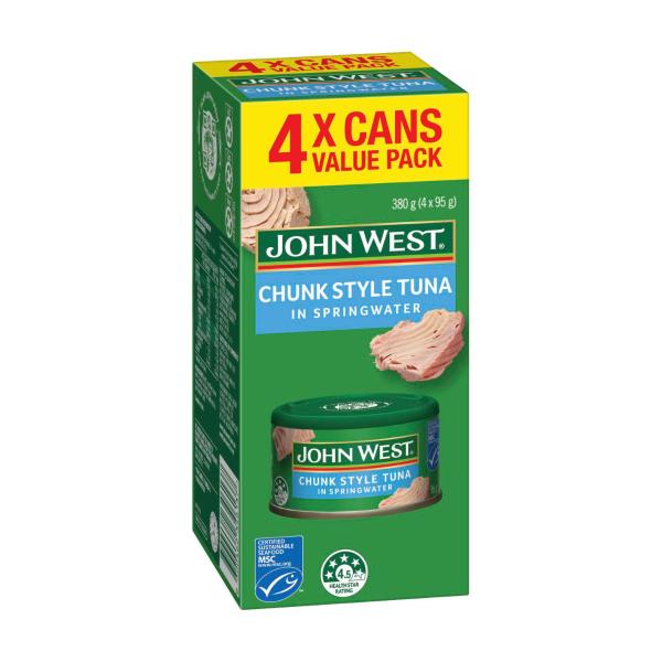 Tuna Multipack Springwater 4x95g