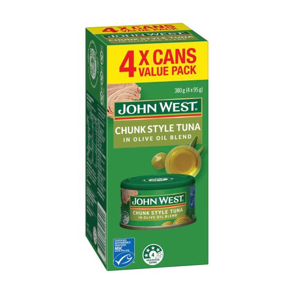 Tempters Tuna Multipack Olive Oil Blend 4x95g