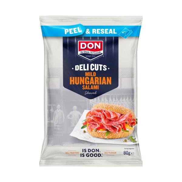 Don Deli Cuts Hungarian Shaved Salami | 80g – Coles