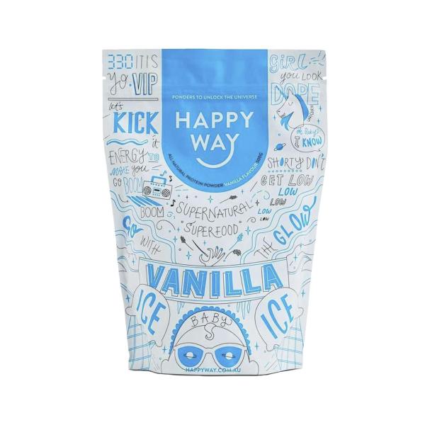 Happy Way Whey Protein Powder Vanilla 500g
