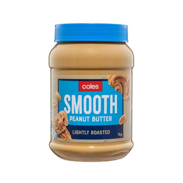 Coles Peanut Butter Smooth 1kg