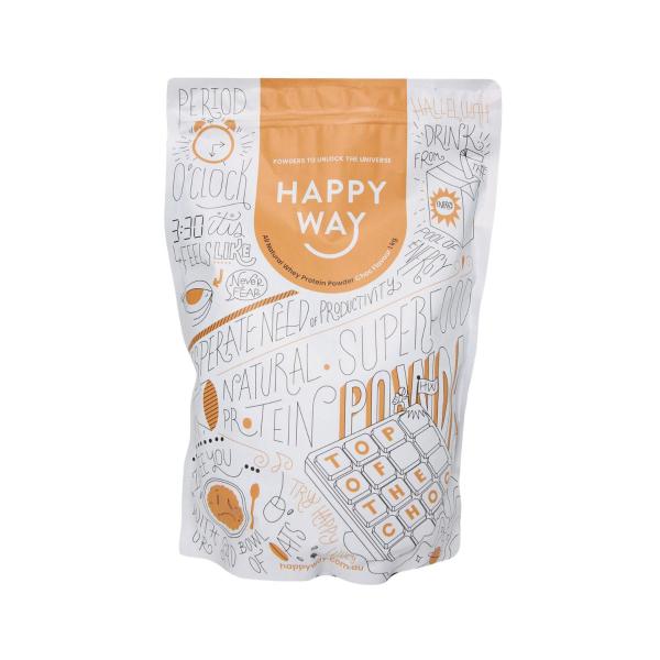Happy Way Whey Protein Powder Chocolate 1kg