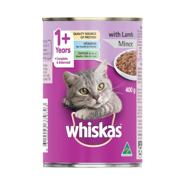 1+ Years Wet Cat Food Lamb Mince Can