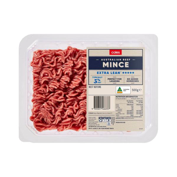 No Added Hormone Beef 5 Star Extra Trim Mince