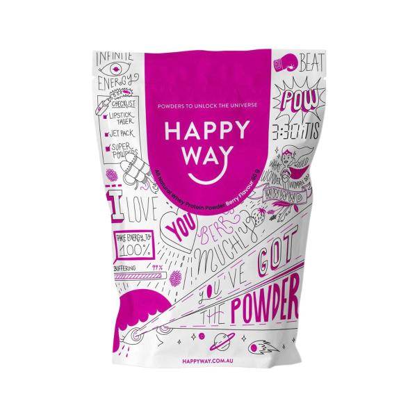 Happy Way Whey Protein Powder Berry 60g product image