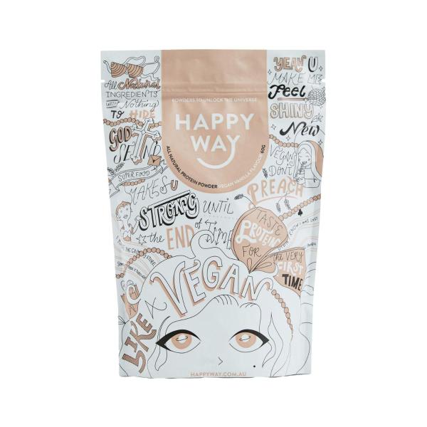Happy Way Vegan Protein Powder Vanilla 60g product image