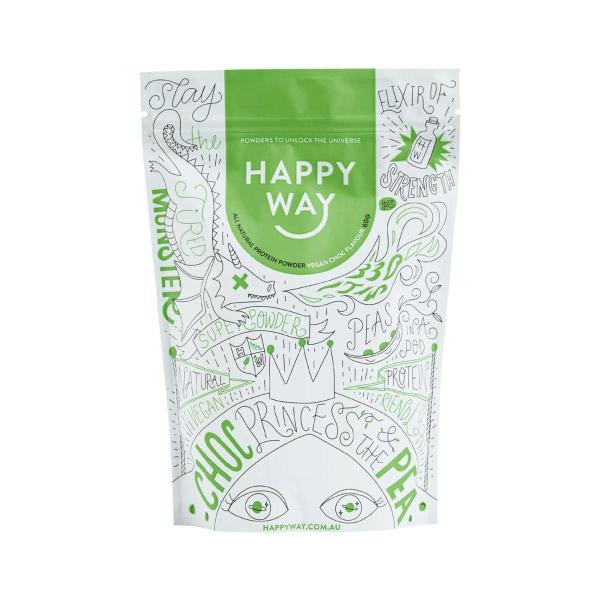 Happy Way Vegan Protein Powder Chocolate 60g product image