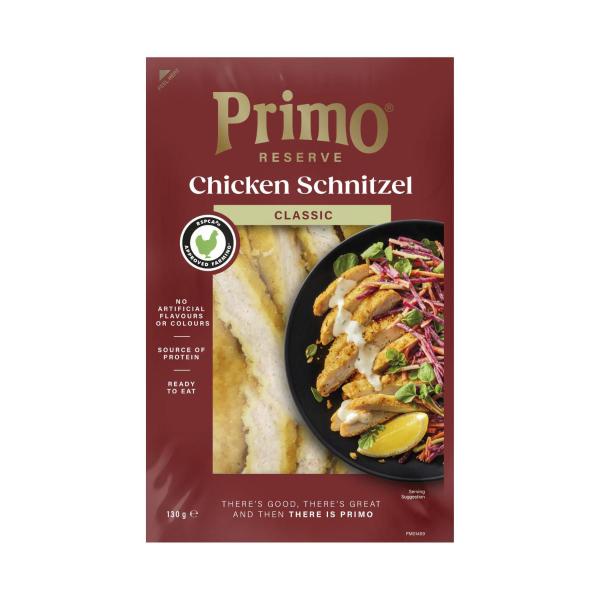 Reserve Chicken Schnitzel Crumbed Ready To Eat