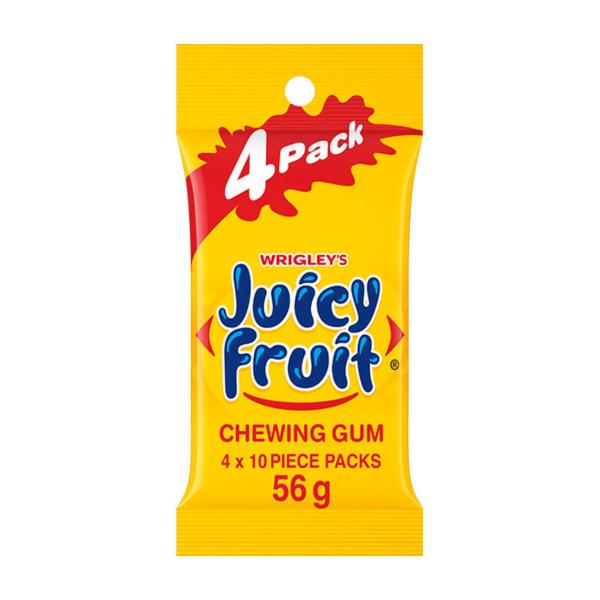Juicy Fruit Chewing Gum 4x14g