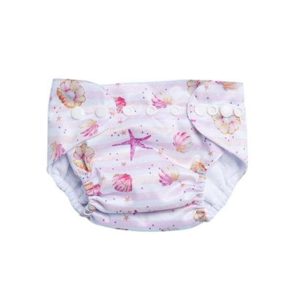 Swim Nappy Seashells Large