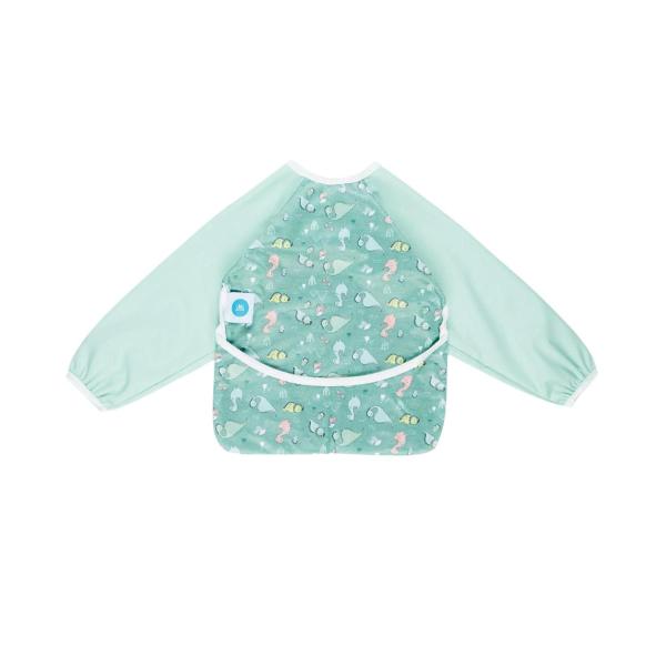 Sleeved Bib/smock Dino