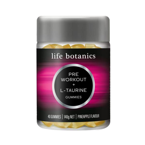 Buy Life Botanics Gummies Preworkout + L-Taurine 40 pack | Coles
