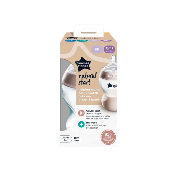 Baby Bottles Natural Start Anti-colic Bottle 260ml 0months+