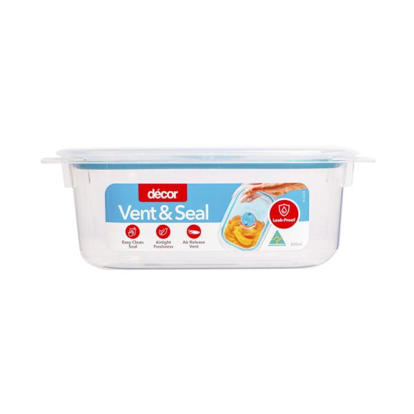Decor Vent & Seal Plastic Container | 500mL – Coles