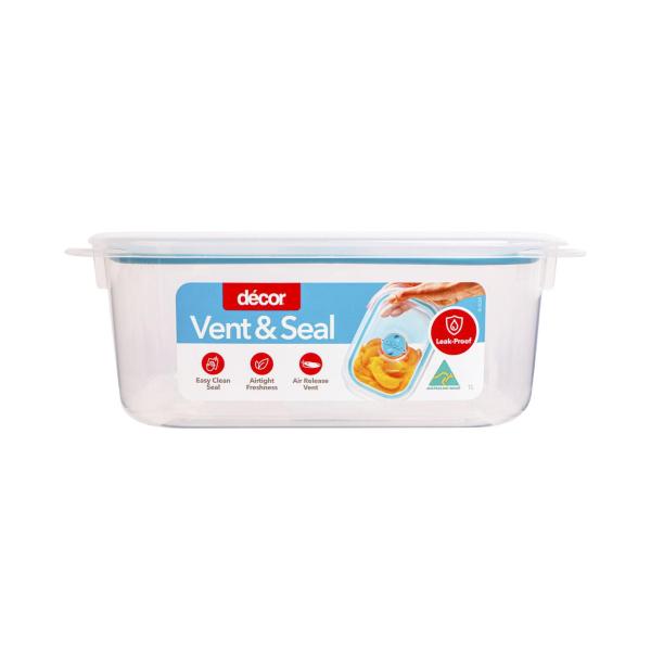 Decor Vent & Seal Plastic Container | 1L – Coles